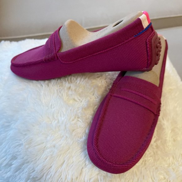 Rothy's The Driver Loafers - Raspberry - 8.5 - Picture 7 of 15